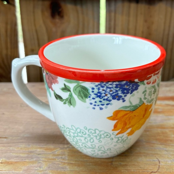 Pioneer Woman Country Garden 3 Piece Set Footed Soup Bowl, Plate & Latte Mug - Picture 10 of 16